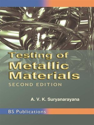 cover image of Testing of Metallic Materials